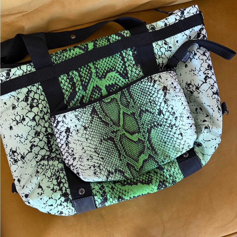 The ANDI Brand - The ANDI Large Set - Chartreuse Snake Print